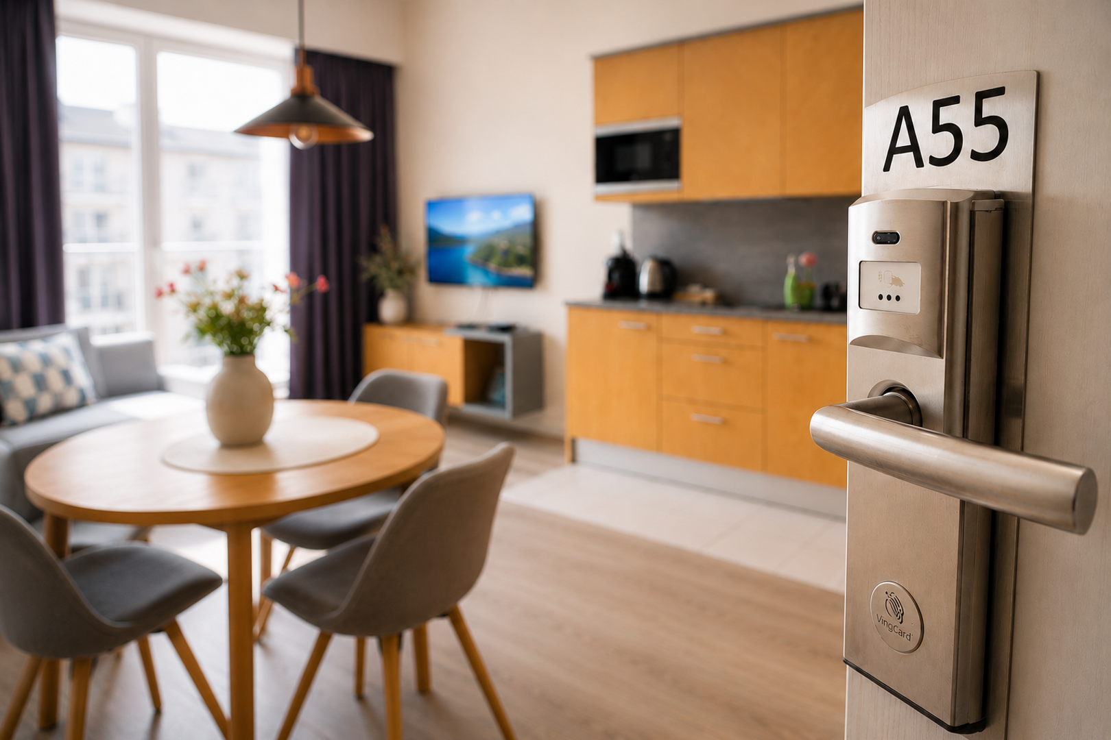 B12 [55] Dwupoziomowy apartament z dwiema sypialniami